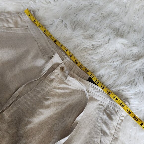 Axis LA Linen Pant Mens XL Pull on Drawstring Vacation Beach Tropical Cruise NWT - Picture 7 of 12